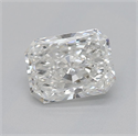 Natural Diamond 0.70 Carats, Radiant with  Cut, G Color, SI1 Clarity and Certified by GIA