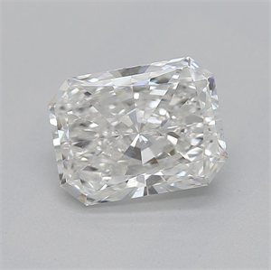 Picture of Natural Diamond 0.70 Carats, Radiant with  Cut, G Color, SI1 Clarity and Certified by GIA