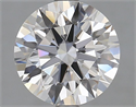 Lab Grown Diamond 2.70 Carats, Round with Ideal Cut, D Color, FL Clarity and Certified by IGI