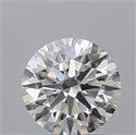 Natural Diamond 0.70 Carats, Round with Excellent Cut, F Color, VVS1 Clarity and Certified by IGI