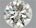 Natural Diamond 1.50 Carats, Round with Very Good Cut, J Color, SI2 Clarity and Certified by GIA