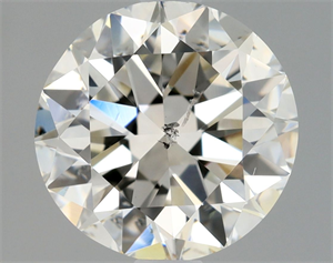 Picture of Natural Diamond 1.50 Carats, Round with Very Good Cut, J Color, SI2 Clarity and Certified by GIA