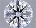 Lab Grown Diamond 3.01 Carats, Round with Ideal Cut, E Color, VVS2 Clarity and Certified by IGI