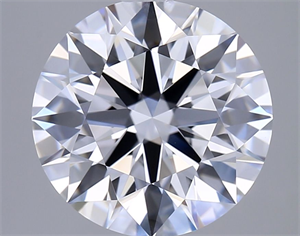 Picture of Lab Grown Diamond 3.01 Carats, Round with Ideal Cut, E Color, VVS2 Clarity and Certified by IGI