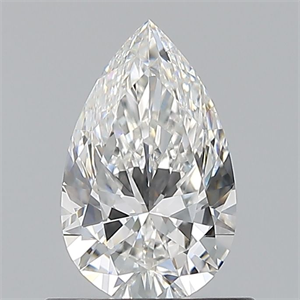 Foto Diamante Natural 0.70 quilates, De pera , Color F, claridad VS1 y certificado GIA de