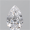 Natural Diamond 0.51 Carats, Pear with  Cut, D Color, VS1 Clarity and Certified by GIA