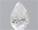 Natural Diamond 0.70 Carats, Pear with  Cut, D Color, VVS1 Clarity and Certified by GIA