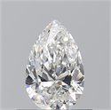 Natural Diamond 0.56 Carats, Pear with  Cut, G Color, VS1 Clarity and Certified by GIA
