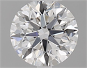 Natural Diamond 0.76 Carats, Round with Excellent Cut, F Color, VVS2 Clarity and Certified by GIA