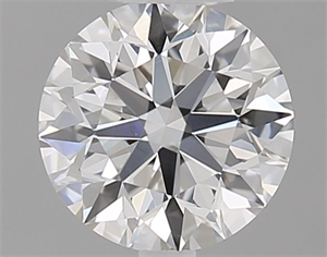 Picture of Natural Diamond 0.76 Carats, Round with Excellent Cut, F Color, VVS2 Clarity and Certified by GIA