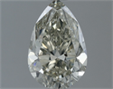 Natural Diamond 1.02 Carats, Pear with  Cut, K Color, SI2 Clarity and Certified by IGI
