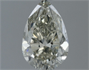 Natural Diamond 1.02 Carats, Pear with  Cut, K Color, SI2 Clarity and Certified by IGI
