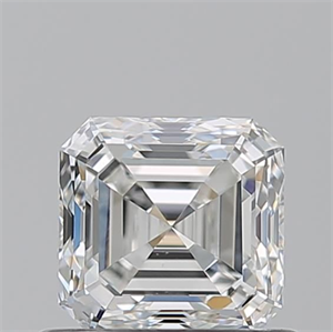 Picture of Natural Diamond 0.70 Carats, Asscher with  Cut, G Color, VS1 Clarity and Certified by GIA