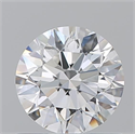 Natural Diamond 0.84 Carats, Round with Excellent Cut, F Color, VVS2 Clarity and Certified by GIA