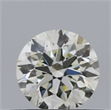 Natural Diamond 0.40 Carats, Round with Excellent Cut, J Color, VVS2 Clarity and Certified by IGI