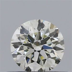 Picture of Natural Diamond 0.40 Carats, Round with Excellent Cut, J Color, VVS2 Clarity and Certified by IGI