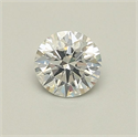 Natural Diamond 0.54 Carats, Round with Excellent Cut, E Color, SI2 Clarity and Certified by GIA