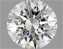 Natural Diamond 0.80 Carats, Round with Excellent Cut, D Color, VS2 Clarity and Certified by GIA