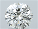 Natural Diamond 1.00 Carats, Round with Excellent Cut, L Color, VS1 Clarity and Certified by GIA