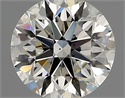 Natural Diamond 0.91 Carats, Round with Excellent Cut, H Color, VS1 Clarity and Certified by IGI