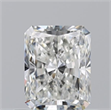Natural Diamond 0.70 Carats, Radiant with  Cut, G Color, VS2 Clarity and Certified by GIA