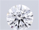 Lab Grown Diamond 1.06 Carats, Round with Ideal Cut, D Color, VVS1 Clarity and Certified by IGI