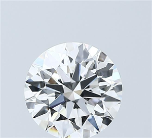 Picture of Lab Grown Diamond 2.01 Carats, Round with Ideal Cut, D Color, VVS2 Clarity and Certified by IGI
