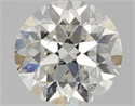 Natural Diamond 1.00 Carats, Round with Very Good Cut, H Color, SI2 Clarity and Certified by HRD