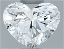 Natural Diamond 0.50 Carats, Heart with  Cut, F Color, SI1 Clarity and Certified by GIA