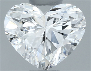 Picture of Natural Diamond 0.50 Carats, Heart with  Cut, F Color, SI1 Clarity and Certified by GIA