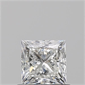 Natural Diamond 0.70 Carats, Princess with  Cut, G Color, VVS2 Clarity and Certified by GIA
