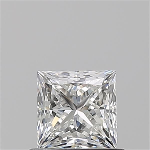 Picture of Natural Diamond 0.70 Carats, Princess with  Cut, G Color, VVS2 Clarity and Certified by GIA