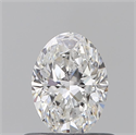Natural Diamond 0.51 Carats, Oval with  Cut, E Color, SI1 Clarity and Certified by GIA