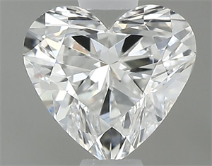 Picture of Natural Diamond 0.50 Carats, Heart with  Cut, D Color, VS2 Clarity and Certified by GIA