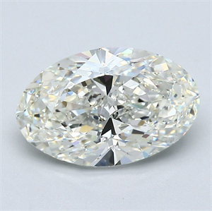 Foto Diamante Natural 2.50 quilates, Ovalado , Color J, claridad VVS2 y certificado GIA de