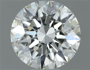Picture of Natural Diamond 0.50 Carats, Round with Excellent Cut, K Color, VVS2 Clarity and Certified by GIA