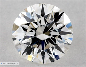 Foto Diamante Natural 0.57 quilates, Redondo , Color H, claridad VS1 y certificado GIA de