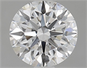 Natural Diamond 0.71 Carats, Round with Excellent Cut, E Color, VS2 Clarity and Certified by GIA