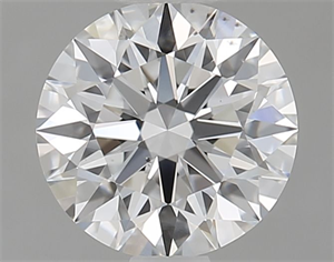 Picture of Natural Diamond 0.71 Carats, Round with Excellent Cut, E Color, VS2 Clarity and Certified by GIA