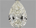 Natural Diamond 1.02 Carats, Pear with  Cut, K Color, IF Clarity and Certified by GIA