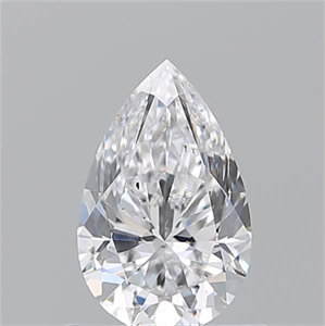Picture of Natural Diamond 0.80 Carats, Pear with  Cut, D Color, SI1 Clarity and Certified by GIA
