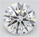 Lab Grown Diamond 2.35 Carats, Round with Ideal Cut, D Color, IF Clarity and Certified by IGI