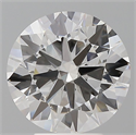 Lab Grown Diamond 4.10 Carats, Round with Ideal Cut, E Color, VVS2 Clarity and Certified by IGI