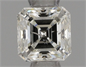 Diamante Natural 0.40 quilates, Asscher , Color H, claridad SI2 y certificado IGI