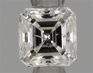 Foto Diamante Natural 0.40 quilates, Asscher , Color H, claridad SI2 y certificado IGI de