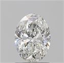 Natural Diamond 1.22 Carats, Oval with  Cut, H Color, SI2 Clarity and Certified by GIA
