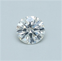 Diamante Natural 0.45 quilates, Redondo , Color H, claridad SI2 y certificado GIA