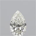Natural Diamond 0.50 Carats, Pear with  Cut, I Color, VS2 Clarity and Certified by GIA