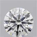 Natural Diamond 0.72 Carats, Round with Excellent Cut, F Color, VVS2 Clarity and Certified by GIA