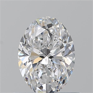 Picture of Natural Diamond 0.70 Carats, Oval with  Cut, D Color, SI1 Clarity and Certified by GIA